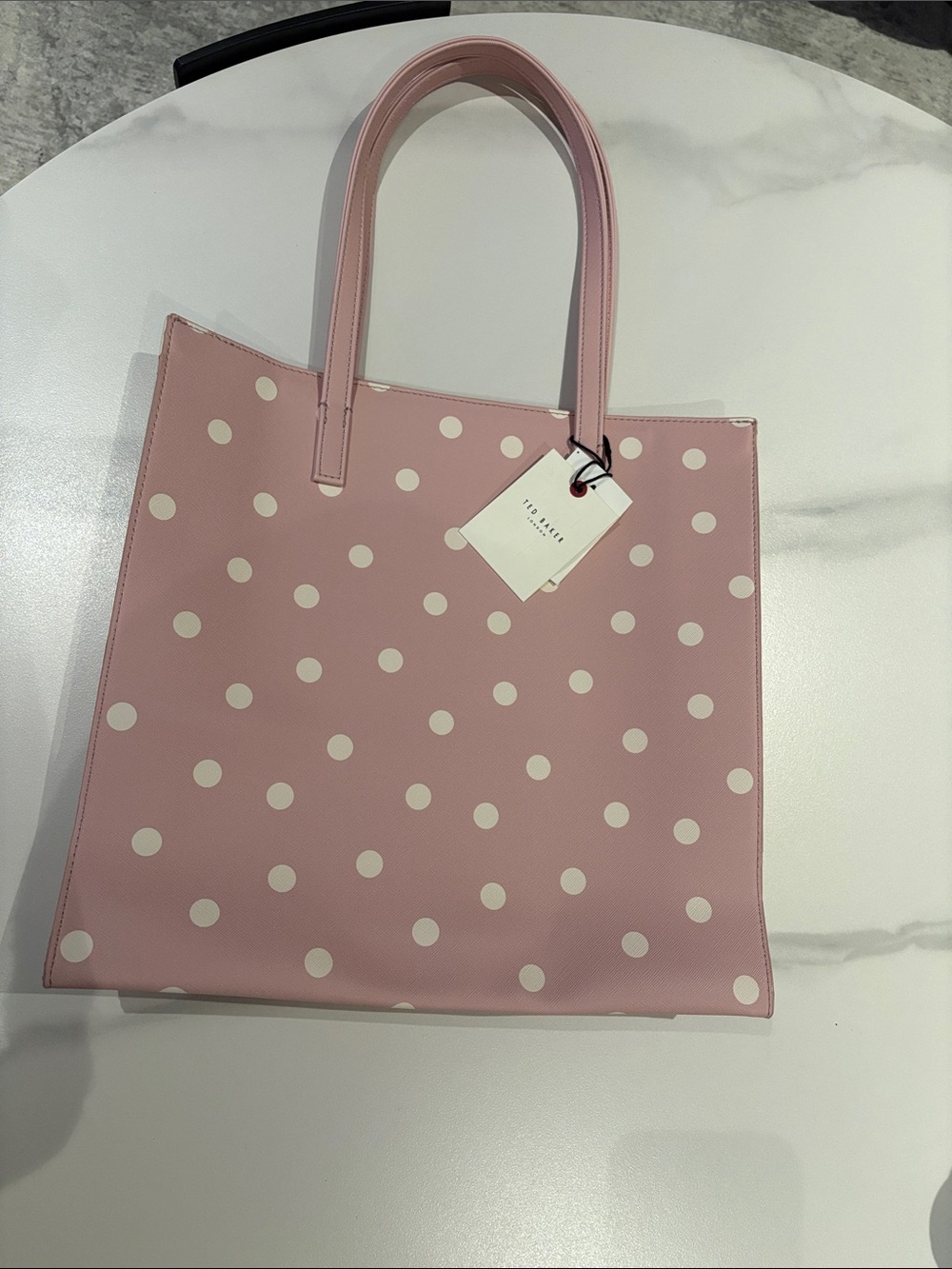 Ted Baker Pink Polka Dot Tote